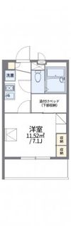 レオパレスルミエール07の間取り画像