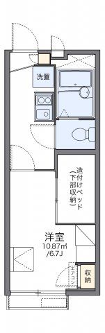 レオパレスシティパルつつじが丘の間取り画像