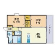 クレディ室見の間取り画像