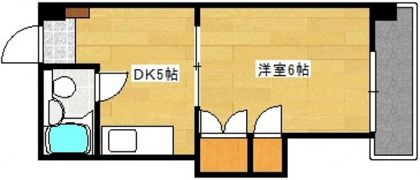 コーポ平和の間取り画像