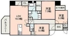 レ・ジェイド上通の間取り画像