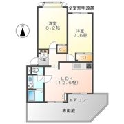 クラレモント アヴェニュの間取り画像