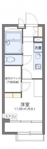 レオパレスBOSHUKE大日通の間取り画像