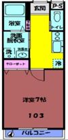 OKUDAハイツの間取り画像