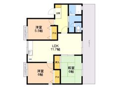セジュール和白 A棟の間取り画像