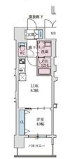 スプランディッドあびこ駅前の間取り画像