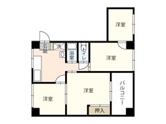 Calm中広の間取り画像
