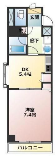 パルロイヤル東古松の間取り画像