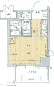 エステムコート梅田・リトリーヴの間取り画像