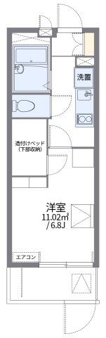 レオパレス雪州の間取り画像