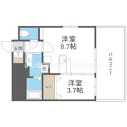 Fortuney江坂Ⅰの間取り画像