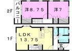 サザンコート東石井C棟の間取り画像