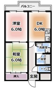 ハイムエクシブの間取り画像