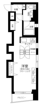 APAガーデンピア代々木の間取り画像