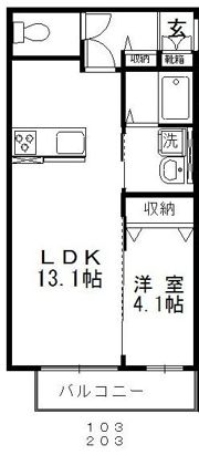 フロイデⅢの間取り画像