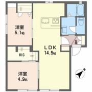 メイプルヒルズ B棟の間取り画像