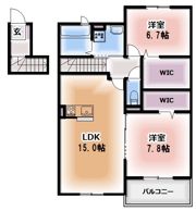 さらら 2番館の間取り画像