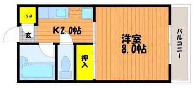KAUL築港新町の間取り画像