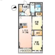 (仮称)千葉市中央区2丁目新築店舗マンションの間取り画像