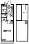 メインシティガーデン ウィステリアの間取り画像
