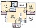 アズール牛田本町の間取り画像