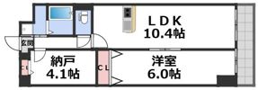 アーバンパーク新大阪の間取り画像