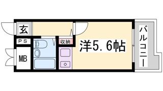 アルテハイム神戸県庁前の間取り画像