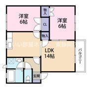 シャオロン21Bの間取り画像