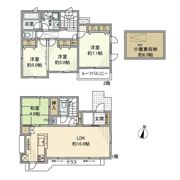 下井草戸建の間取り画像