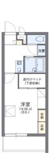 レオパレスChambre Sの間取り画像