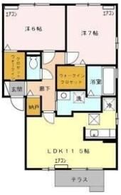 リビングタウン荒池 Dの間取り画像
