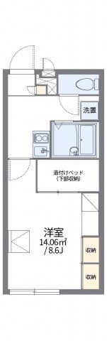 レオパレスサンライズビューBの間取り画像