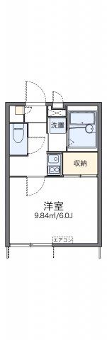 レオパレスギンモクセイの間取り画像
