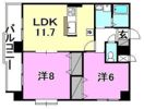 メゾンドール錦町の間取り画像
