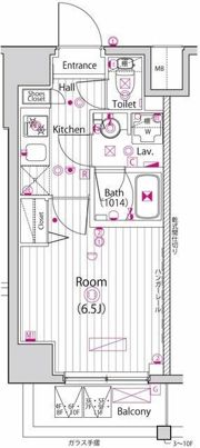 ガーラ・クレスタ横濱関内の間取り画像