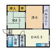 満和コーポの間取り画像
