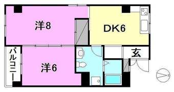 オックスフォードサーカス松山IC 1の間取り画像
