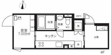 ミオテゾーロ哲学堂カーザの間取り画像