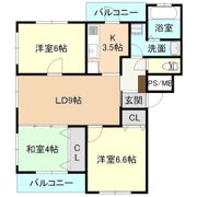 パルIの間取り画像