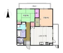 レジデンス斉藤Ⅱの間取り画像