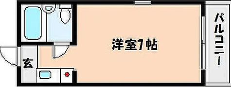 ダイドーメゾン御影の間取り画像