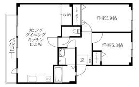 フォブール高岡の間取り画像