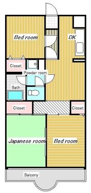 メゾンドール・カムイα館の間取り画像