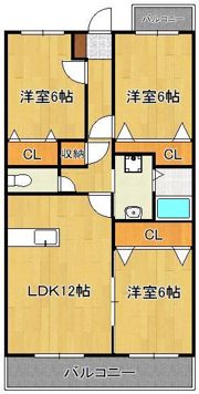 リシェス白岩の間取り画像