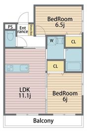イオンハイツの間取り画像