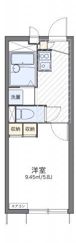 レオパレス山茂の間取り画像