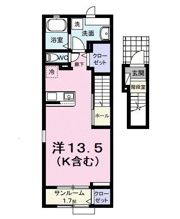 パフュームⅠの間取り画像