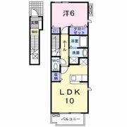 ヴェル ドゥーラ Ⅱの間取り画像