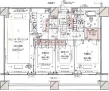 コンシェリア西新宿 TOWER’S WESTの間取り画像