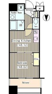 クレアール フレスカの間取り画像